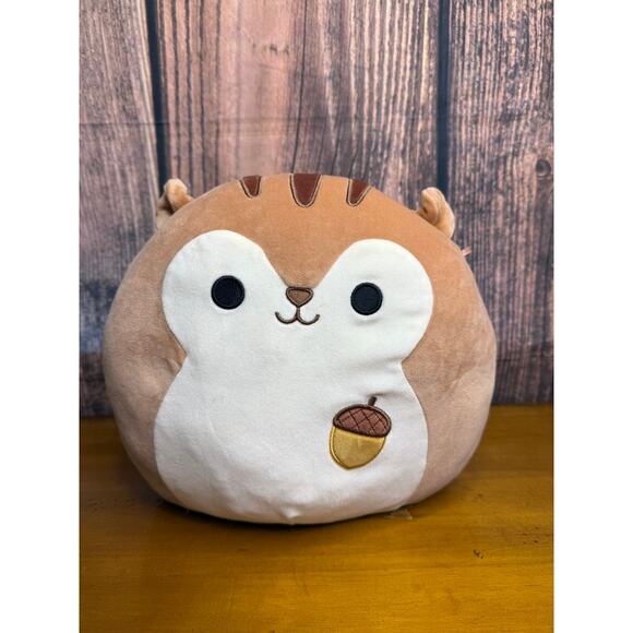 Squishmallows 12" Sawyer the Squirrel with Acorn Plush Toy Brown - Picture 1 of 5